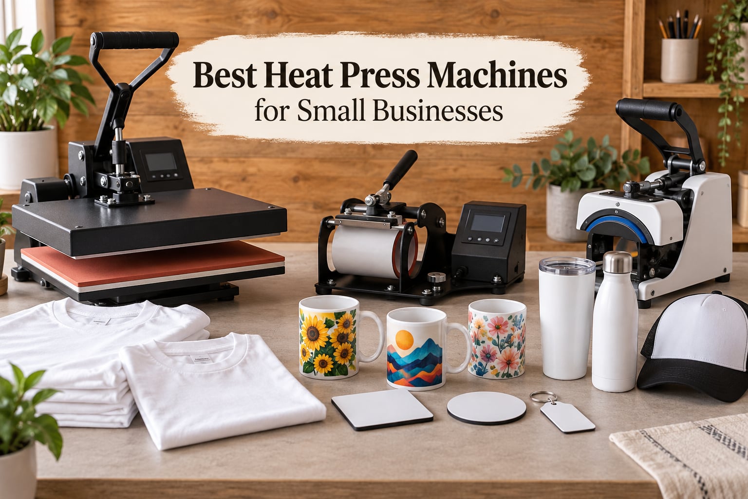 Best Heat Press Machines for Small Businesses