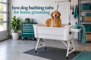 best dog bathing tubs for home grooming